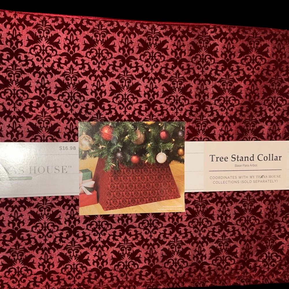Red Tree Stand Collar